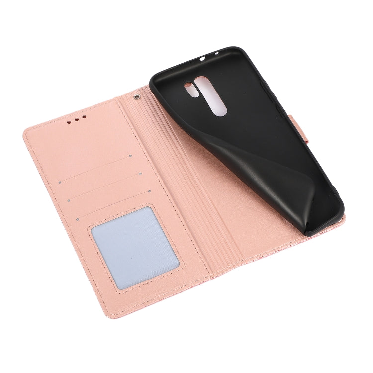 For Xiaomi Redmi 9 Skin Feel Embossed Sunflower Horizontal Flip Leather Case with Holder & Card Slots & Wallet & Lanyard