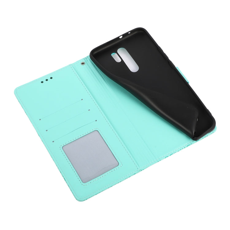 For Xiaomi Redmi 9 Skin Feel Embossed Sunflower Horizontal Flip Leather Case with Holder & Card Slots & Wallet & Lanyard
