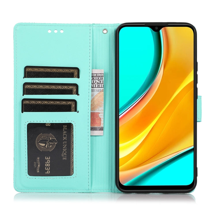 For Xiaomi Redmi 9 Skin Feel Embossed Sunflower Horizontal Flip Leather Case with Holder & Card Slots & Wallet & Lanyard