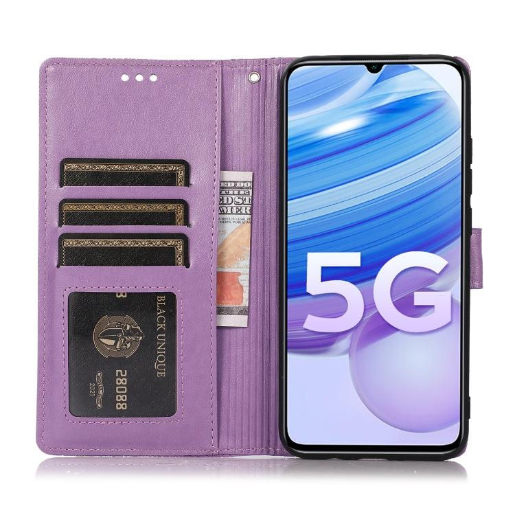 For Xiaomi Redmi 10X 5G Skin Feel Embossed Sunflower Horizontal Flip Leather Case with Holder & Card Slots & Wallet & Lanyard