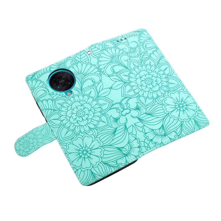 For Xiaomi Redmi K30 Pro Skin Feel Embossed Sunflower Horizontal Flip Leather Case with Holder & Card Slots & Wallet & Lanyard