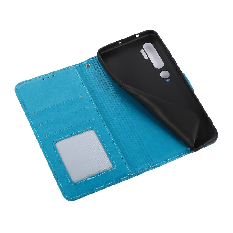 For Xiaomi Mi CC9 Pro Skin Feel Embossed Sunflower Horizontal Flip Leather Case with Holder & Card Slots & Wallet & Lanyard