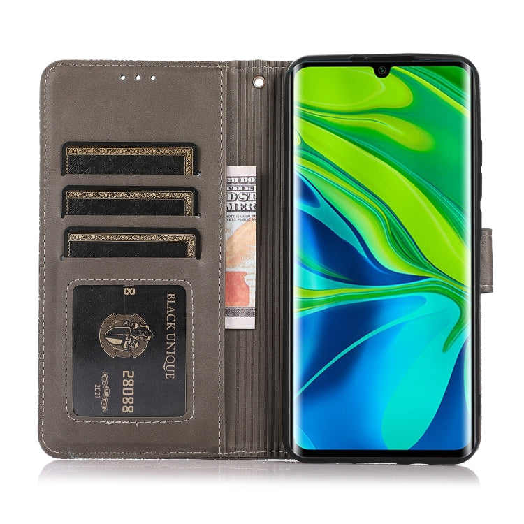 For Xiaomi Mi CC9 Pro Skin Feel Embossed Sunflower Horizontal Flip Leather Case with Holder & Card Slots & Wallet & Lanyard