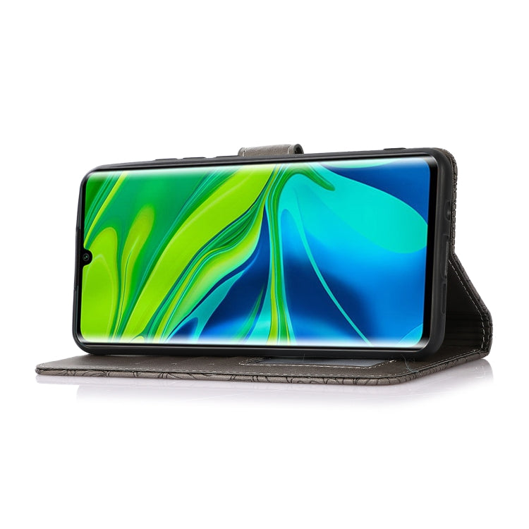 For Xiaomi Mi CC9 Pro Skin Feel Embossed Sunflower Horizontal Flip Leather Case with Holder & Card Slots & Wallet & Lanyard