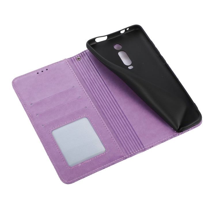 For Xiaomi Redmi K20 Skin Feel Embossed Sunflower Horizontal Flip Leather Case with Holder & Card Slots & Wallet & Lanyard