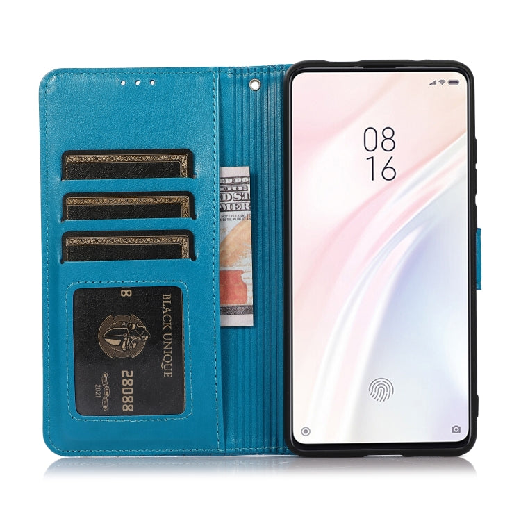 For Xiaomi Redmi K20 Skin Feel Embossed Sunflower Horizontal Flip Leather Case with Holder & Card Slots & Wallet & Lanyard