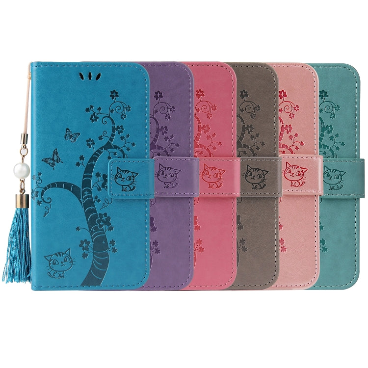 For Samsung Galaxy M51 Embossed Lucky Tree Horizontal Flip Leather Case with Holder & Card Slot & Wallet & Lanyard