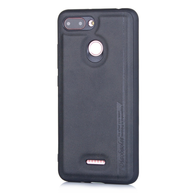 For Xiaomi Redmi 6 Diaobaolee Shockproof PU + TPU Protective Case