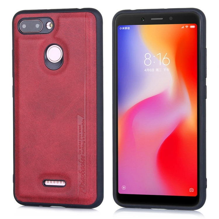 For Xiaomi Redmi 6 Diaobaolee Shockproof PU + TPU Protective Case
