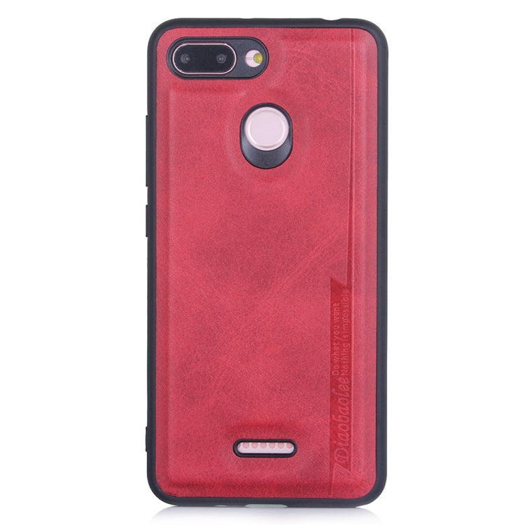 For Xiaomi Redmi 6 Diaobaolee Shockproof PU + TPU Protective Case