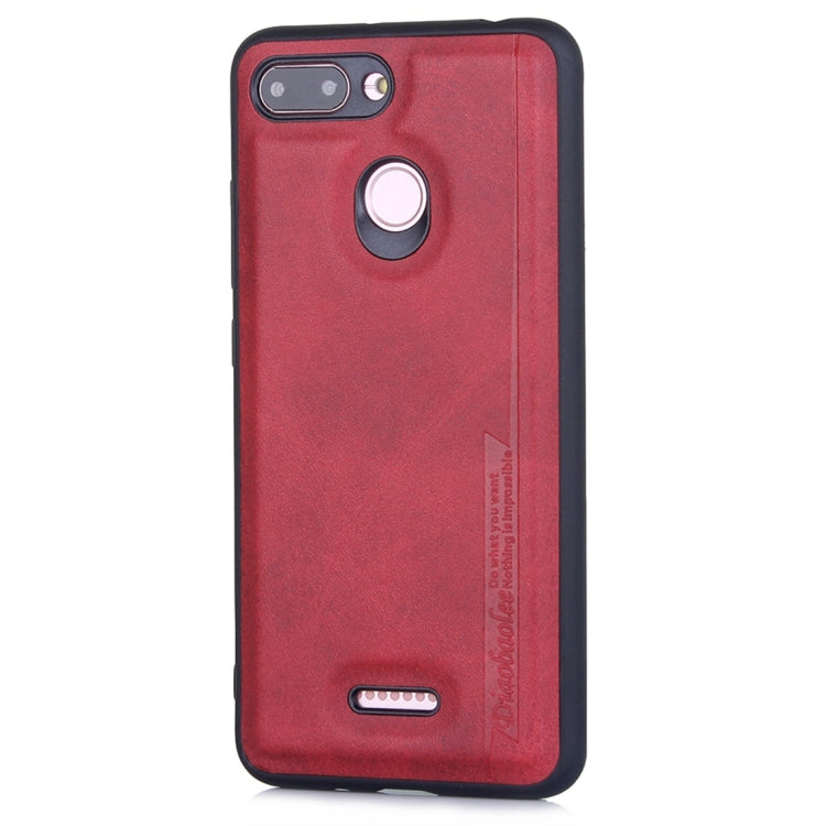 For Xiaomi Redmi 6 Diaobaolee Shockproof PU + TPU Protective Case