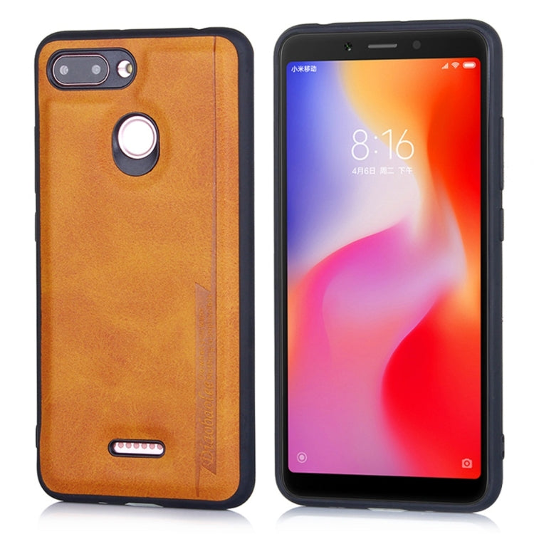 For Xiaomi Redmi 6 Diaobaolee Shockproof PU + TPU Protective Case