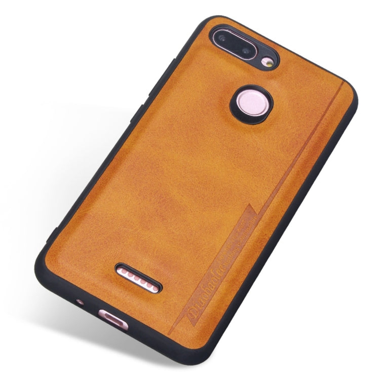 For Xiaomi Redmi 6 Diaobaolee Shockproof PU + TPU Protective Case