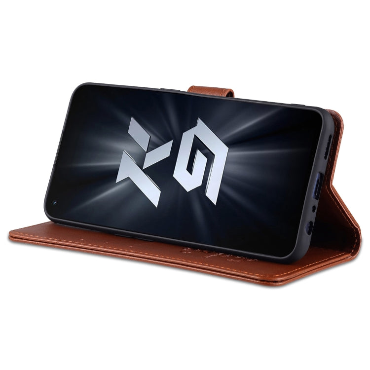 For OPPO K9 AZNS Sheepskin Texture Horizontal Flip Leather Case with Holder & Card Slots & Wallet