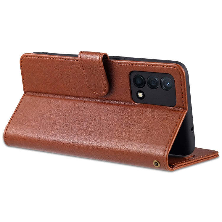 For OPPO K9 AZNS Sheepskin Texture Horizontal Flip Leather Case with Holder & Card Slots & Wallet