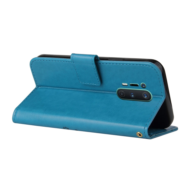 For OnePlus 8 Pro Embossed Lucky Tree Horizontal Flip Leather Case with Holder & Card Slot & Wallet & Lanyard