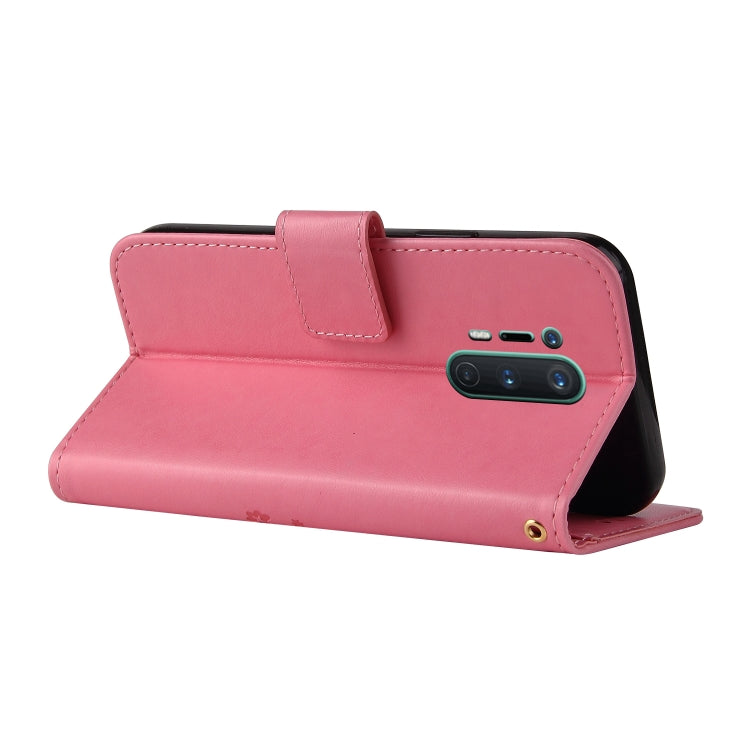 For OnePlus 8 Pro Embossed Lucky Tree Horizontal Flip Leather Case with Holder & Card Slot & Wallet & Lanyard