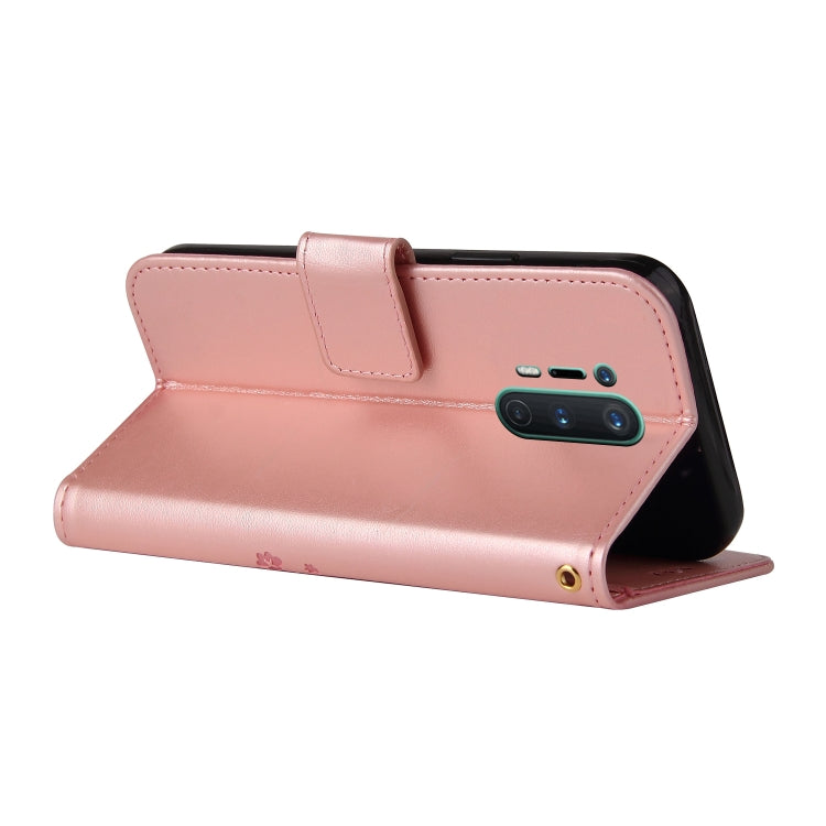 For OnePlus 8 Pro Embossed Lucky Tree Horizontal Flip Leather Case with Holder & Card Slot & Wallet & Lanyard