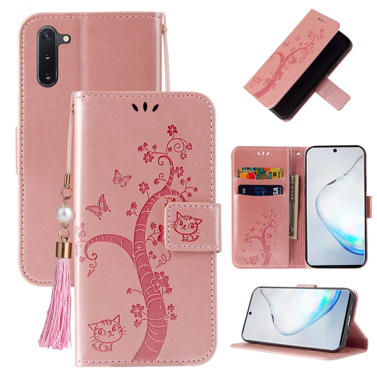 For OnePlus Nord Embossed Lucky Tree Horizontal Flip Leather Case with Holder & Card Slot & Wallet & Lanyard