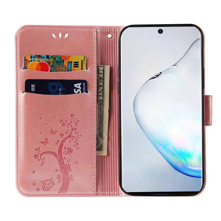 For OnePlus Nord Embossed Lucky Tree Horizontal Flip Leather Case with Holder & Card Slot & Wallet & Lanyard