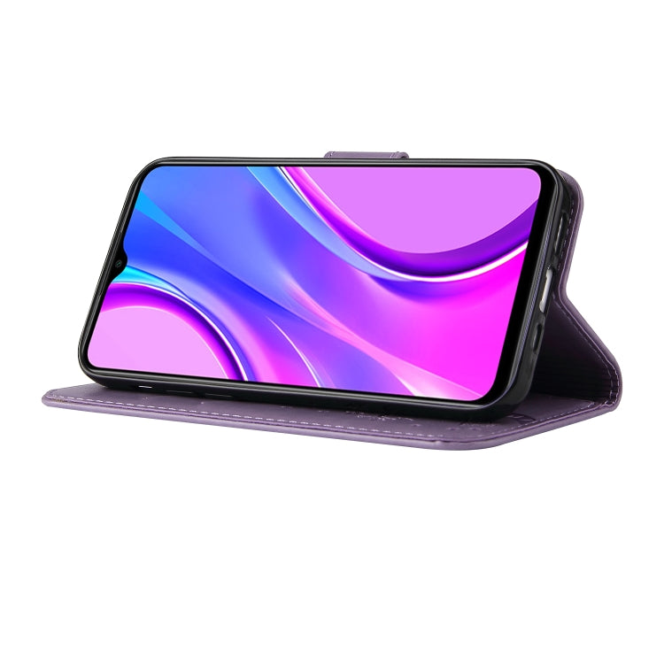 For Xiaomi Redmi 9 Embossed Lucky Tree Horizontal Flip Leather Case with Holder & Card Slot & Wallet & Lanyard