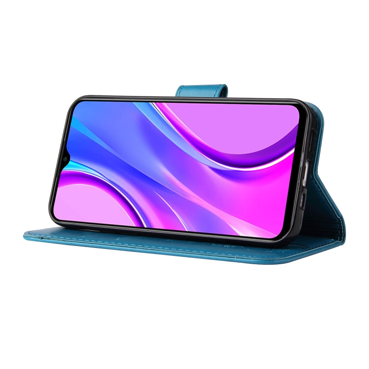 For Xiaomi Redmi 9 Embossed Lucky Tree Horizontal Flip Leather Case with Holder & Card Slot & Wallet & Lanyard