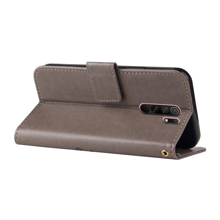 For Xiaomi Redmi 9 Embossed Lucky Tree Horizontal Flip Leather Case with Holder & Card Slot & Wallet & Lanyard