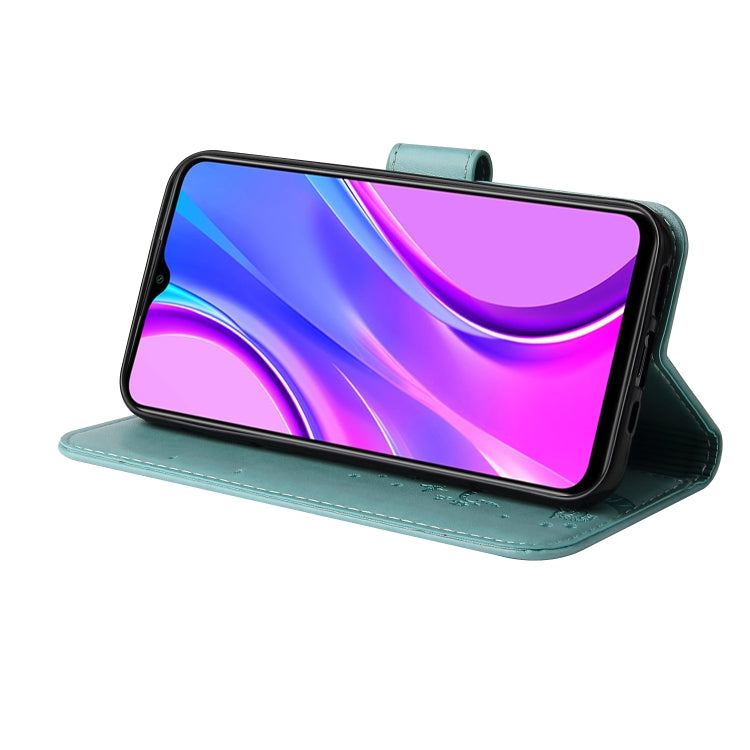 For Xiaomi Redmi 9 Embossed Lucky Tree Horizontal Flip Leather Case with Holder & Card Slot & Wallet & Lanyard