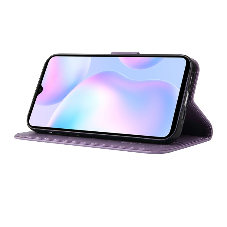 For Xiaomi Redmi 9A Embossed Lucky Tree Horizontal Flip Leather Case with Holder & Card Slot & Wallet & Lanyard