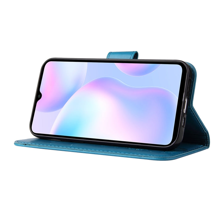 For Xiaomi Redmi 9A Embossed Lucky Tree Horizontal Flip Leather Case with Holder & Card Slot & Wallet & Lanyard