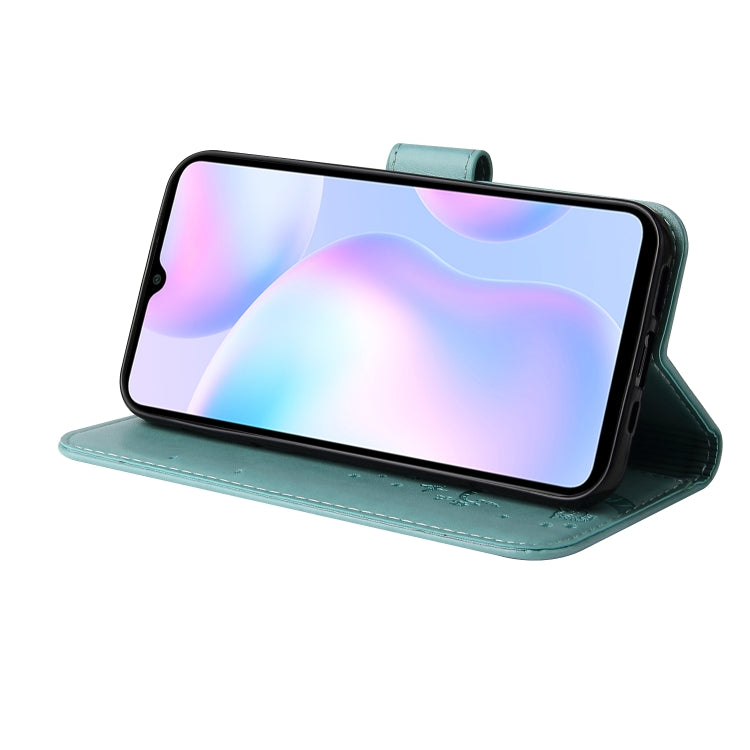 For Xiaomi Redmi 9A Embossed Lucky Tree Horizontal Flip Leather Case with Holder & Card Slot & Wallet & Lanyard