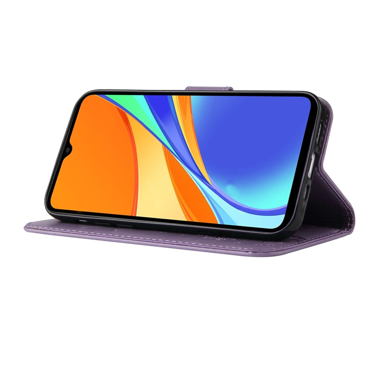 For Xiaomi Redmi 9C Embossed Lucky Tree Horizontal Flip Leather Case with Holder & Card Slot & Wallet & Lanyard