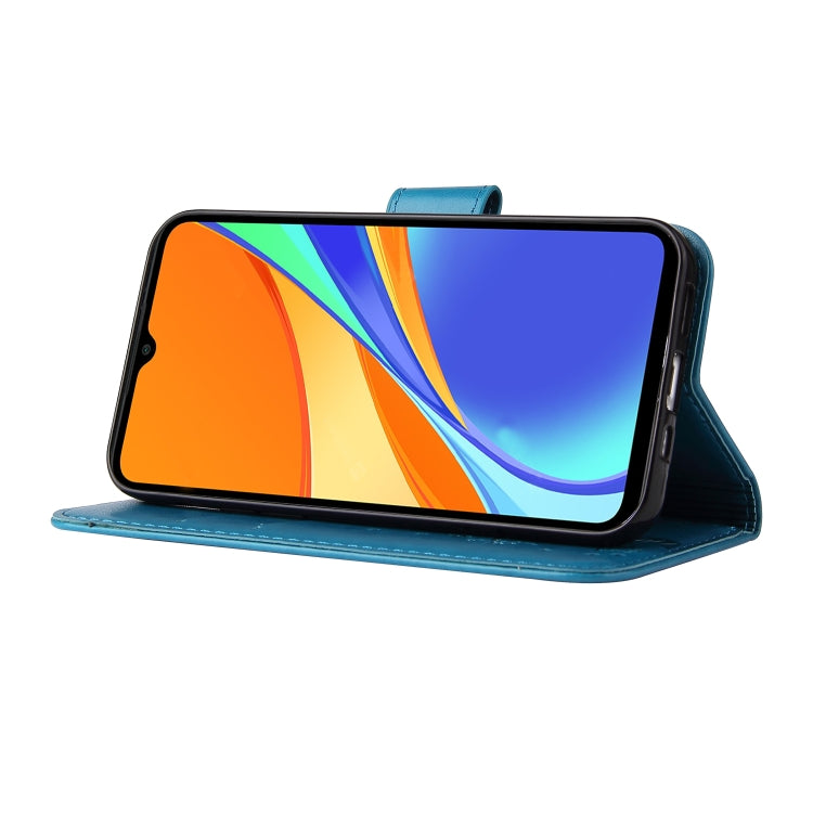 For Xiaomi Redmi 9C Embossed Lucky Tree Horizontal Flip Leather Case with Holder & Card Slot & Wallet & Lanyard