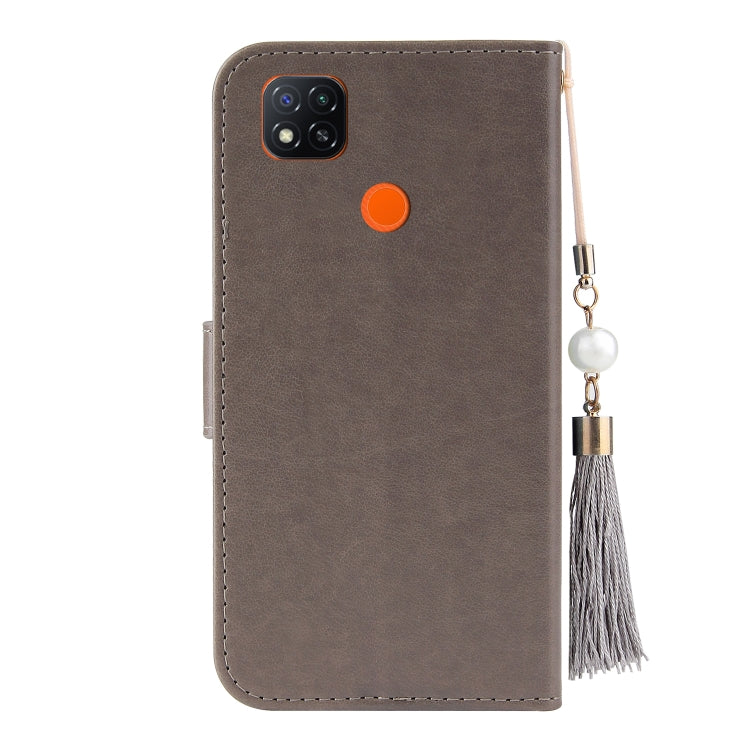 For Xiaomi Redmi 9C Embossed Lucky Tree Horizontal Flip Leather Case with Holder & Card Slot & Wallet & Lanyard