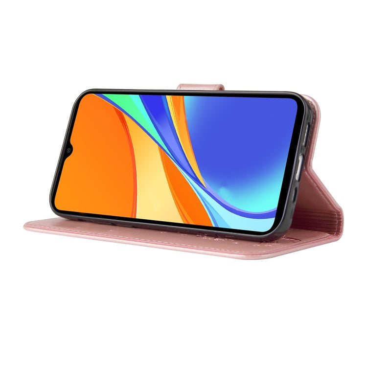 For Xiaomi Redmi 9C Embossed Lucky Tree Horizontal Flip Leather Case with Holder & Card Slot & Wallet & Lanyard