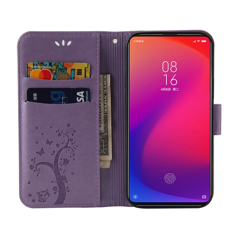 For Xiaomi Redmi K20 Embossed Lucky Tree Horizontal Flip Leather Case with Holder & Card Slot & Wallet & Lanyard