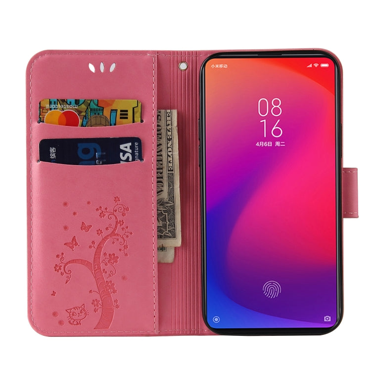 For Xiaomi Redmi K20 Embossed Lucky Tree Horizontal Flip Leather Case with Holder & Card Slot & Wallet & Lanyard