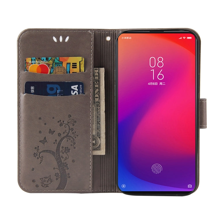 For Xiaomi Redmi K20 Embossed Lucky Tree Horizontal Flip Leather Case with Holder & Card Slot & Wallet & Lanyard