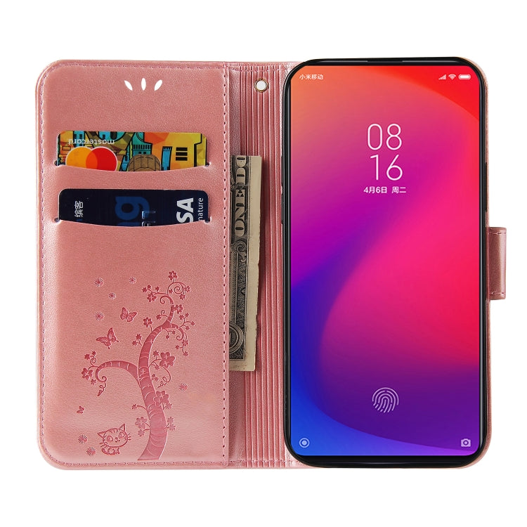For Xiaomi Redmi K20 Embossed Lucky Tree Horizontal Flip Leather Case with Holder & Card Slot & Wallet & Lanyard