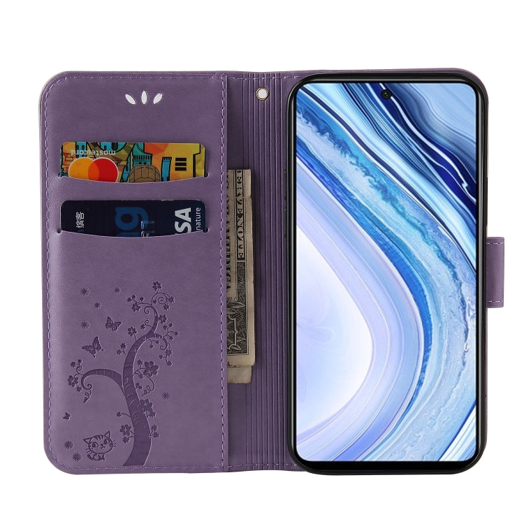 For Xiaomi Redmi Note 9S Embossed Lucky Tree Horizontal Flip Leather Case with Holder & Card Slot & Wallet & Lanyard