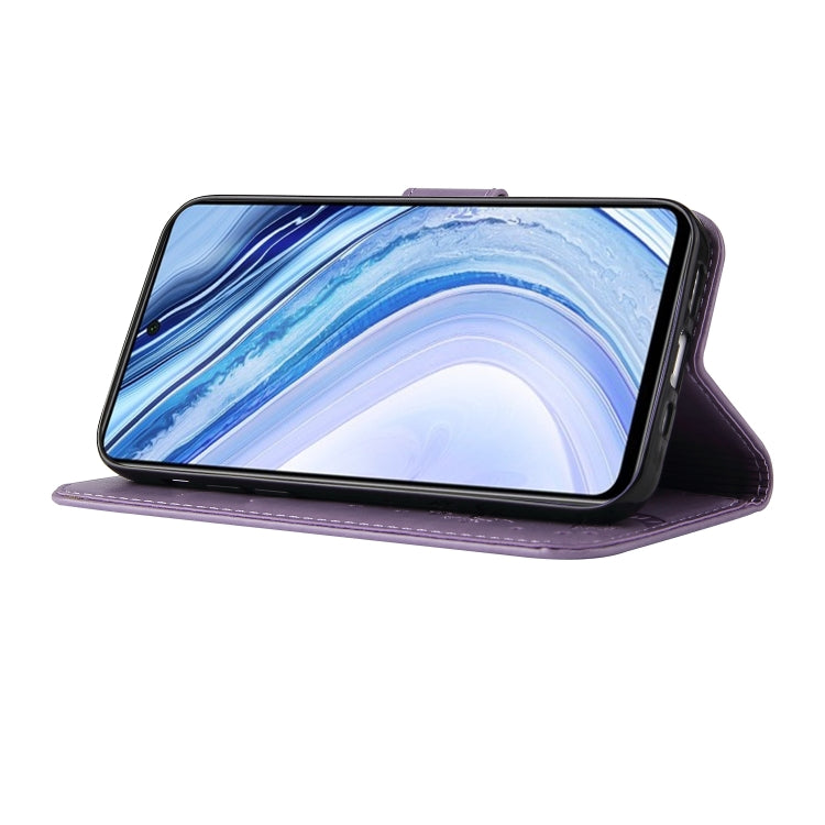 For Xiaomi Redmi Note 9S Embossed Lucky Tree Horizontal Flip Leather Case with Holder & Card Slot & Wallet & Lanyard