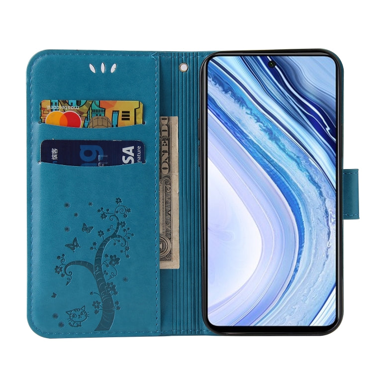 For Xiaomi Redmi Note 9S Embossed Lucky Tree Horizontal Flip Leather Case with Holder & Card Slot & Wallet & Lanyard