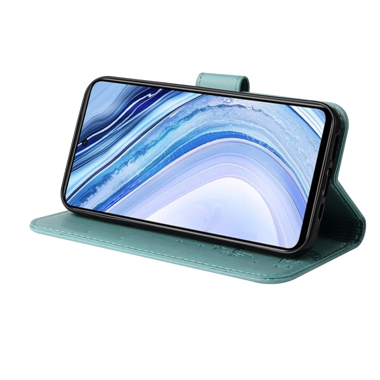 For Xiaomi Redmi Note 9S Embossed Lucky Tree Horizontal Flip Leather Case with Holder & Card Slot & Wallet & Lanyard