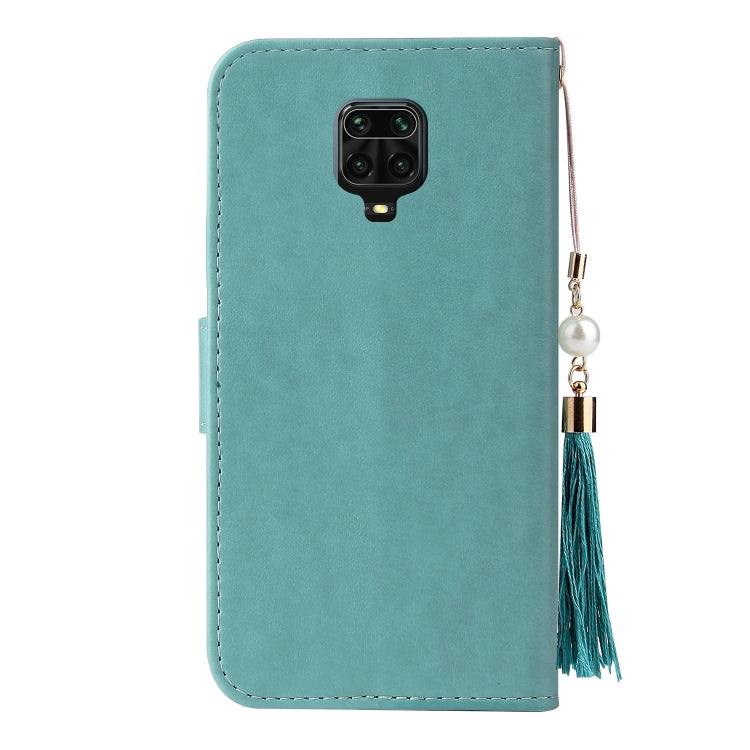 For Xiaomi Redmi Note 9S Embossed Lucky Tree Horizontal Flip Leather Case with Holder & Card Slot & Wallet & Lanyard