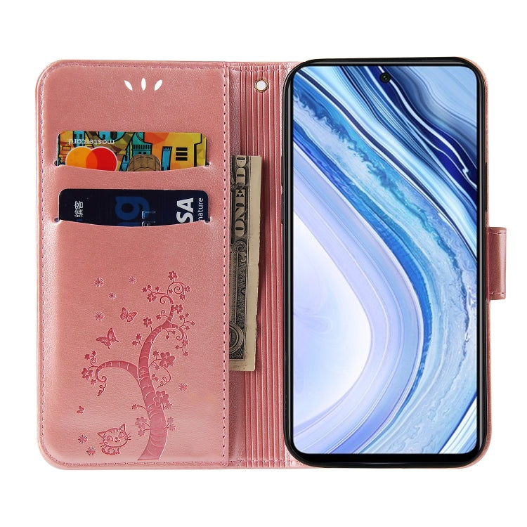 For Xiaomi Redmi Note 9S Embossed Lucky Tree Horizontal Flip Leather Case with Holder & Card Slot & Wallet & Lanyard