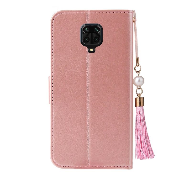 For Xiaomi Redmi Note 9S Embossed Lucky Tree Horizontal Flip Leather Case with Holder & Card Slot & Wallet & Lanyard