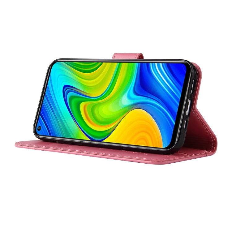 For Xiaomi Redmi Note 9 Embossed Lucky Tree Horizontal Flip Leather Case with Holder & Card Slot & Wallet & Lanyard