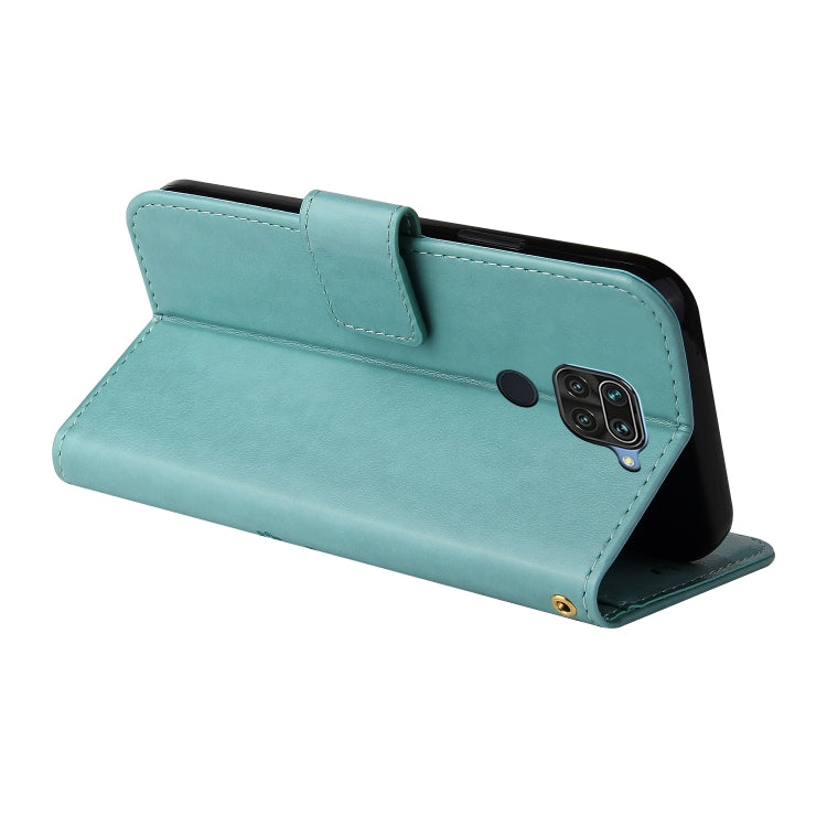 For Xiaomi Redmi Note 9 Embossed Lucky Tree Horizontal Flip Leather Case with Holder & Card Slot & Wallet & Lanyard