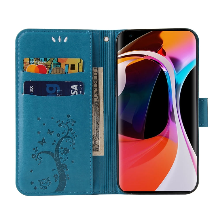 For Xiaomi Mi 10 Embossed Lucky Tree Horizontal Flip Leather Case with Holder & Card Slot & Wallet & Lanyard