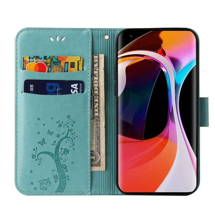 For Xiaomi Mi 10 Embossed Lucky Tree Horizontal Flip Leather Case with Holder & Card Slot & Wallet & Lanyard